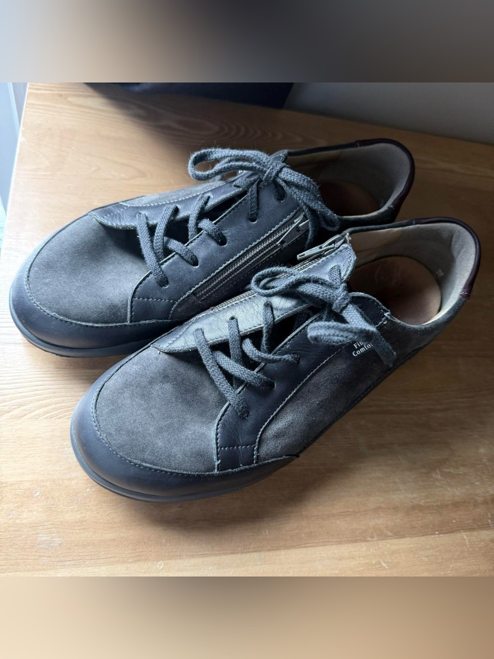 Finn Comfort Prato Super Soft Sneaker Shoes in Brown Suede Size 7 UK 9.5 US